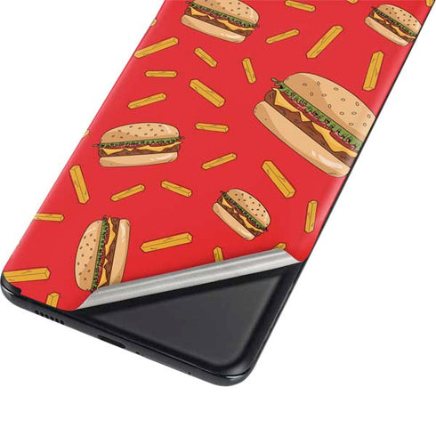 Burgers and Fries Galaxy S21 Ultra 5G Skin