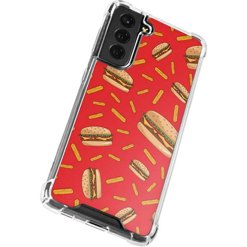 Burgers and Fries Galaxy S22 Plus Clear Case