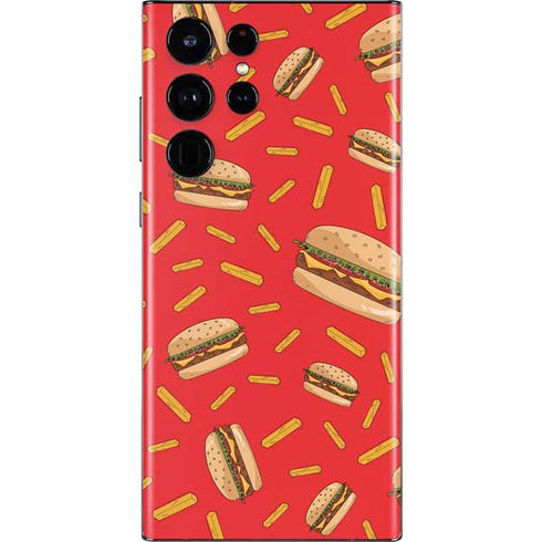 Burgers and Fries Galaxy S22 Ultra Skin