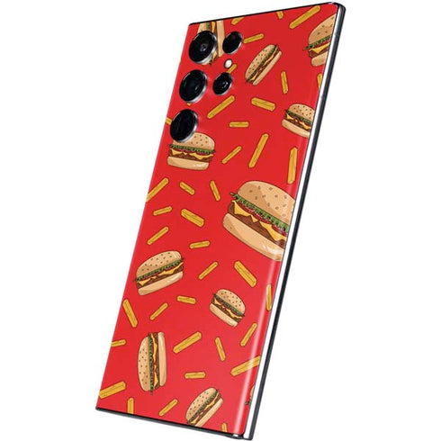 Burgers and Fries Galaxy S22 Ultra Skin