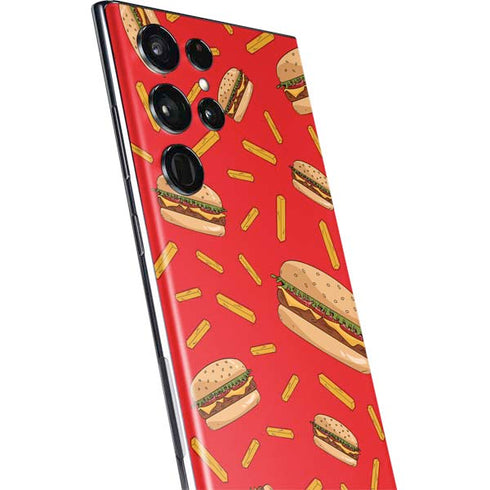 Burgers and Fries Galaxy S22 Ultra Skin