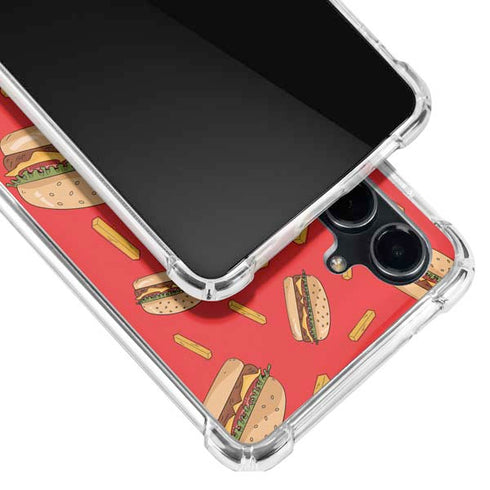 Burgers and Fries Galaxy S23 FE Clear Case