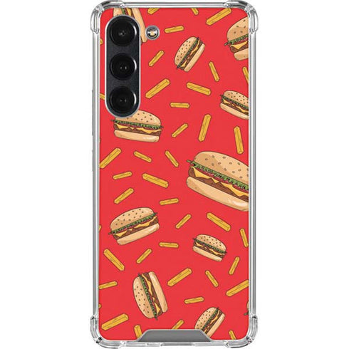 Burgers and Fries Galaxy S23 Plus Clear Case