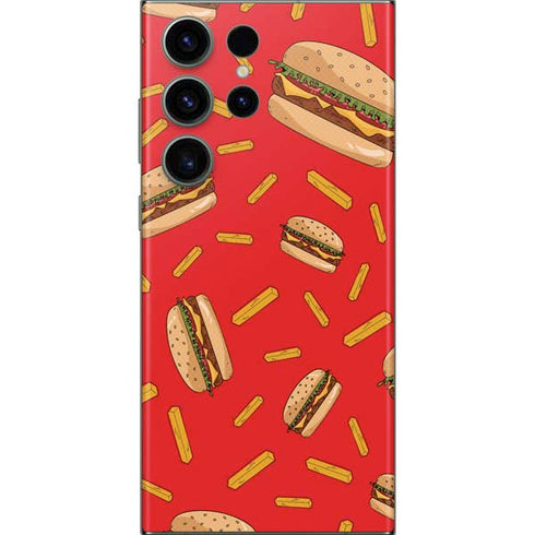 Burgers and Fries Galaxy S23 Ultra Skin