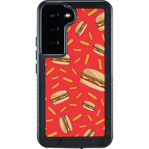 Burgers and Fries Galaxy S23 Waterproof Case