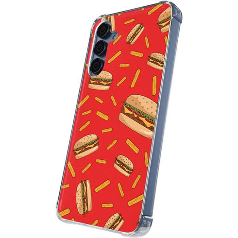 Burgers and Fries Galaxy S24 Clear Case