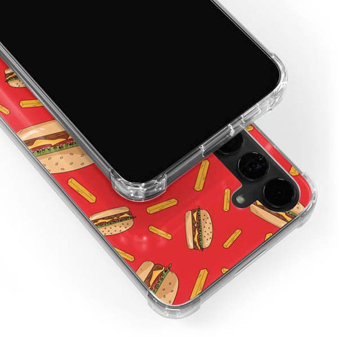Burgers and Fries Galaxy S24 Plus Clear Case