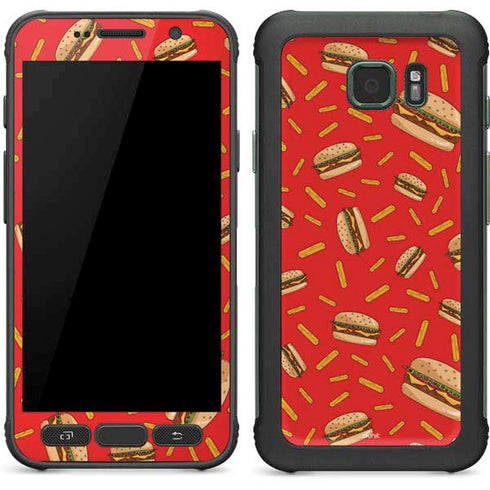 Burgers and Fries Galaxy S7 Active Skin