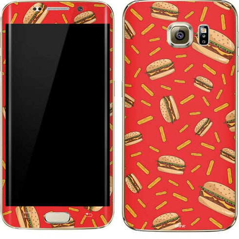 Burgers and Fries Galaxy S7 Edge Skin