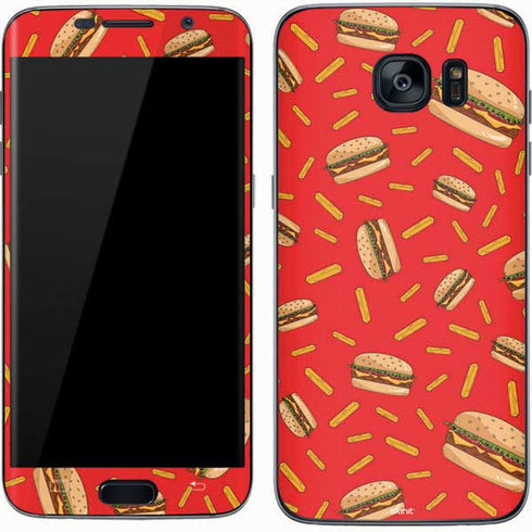 Burgers and Fries Galaxy S7 Skin