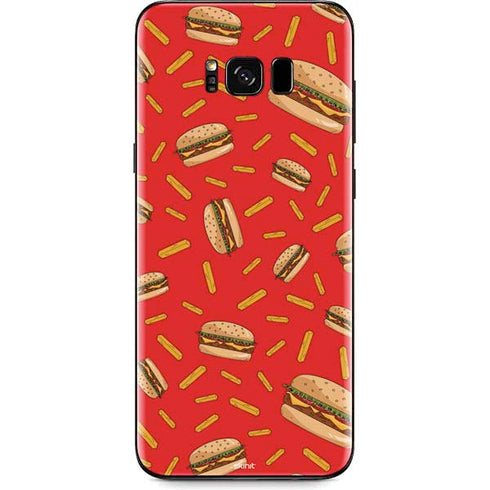 Burgers and Fries Galaxy S8 Skin