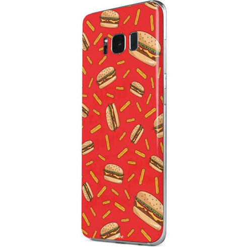 Burgers and Fries Galaxy S8 Skin