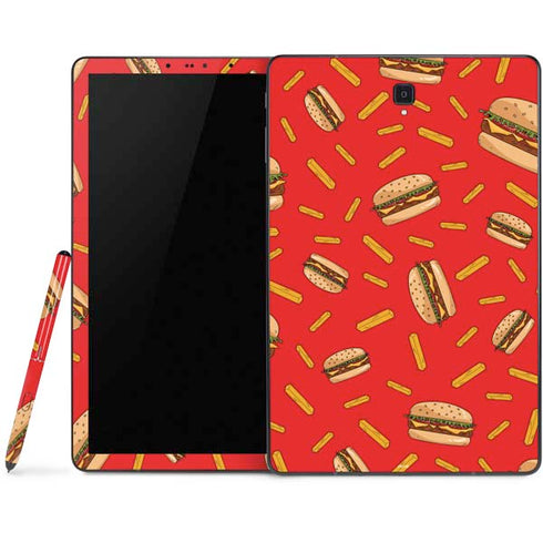 Burgers and Fries Samsung Galaxy Tab Skin