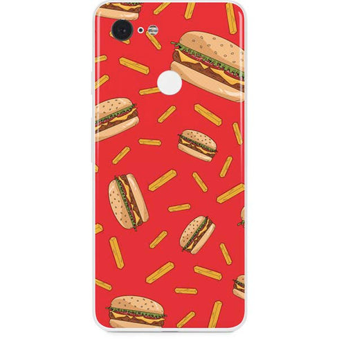 Burgers and Fries Google Pixel 3 Skin