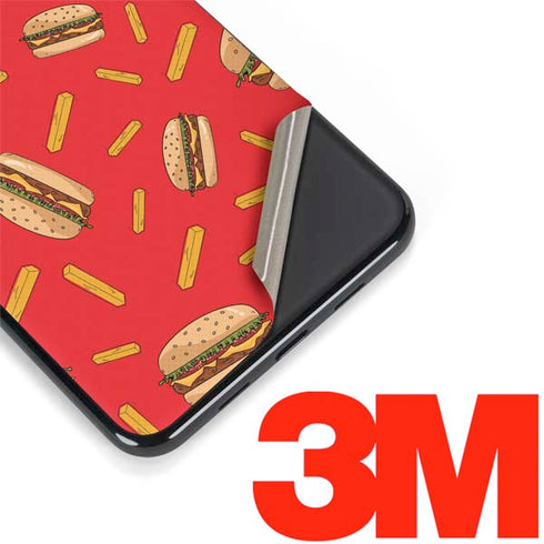 Burgers and Fries Google Pixel 3a Skin