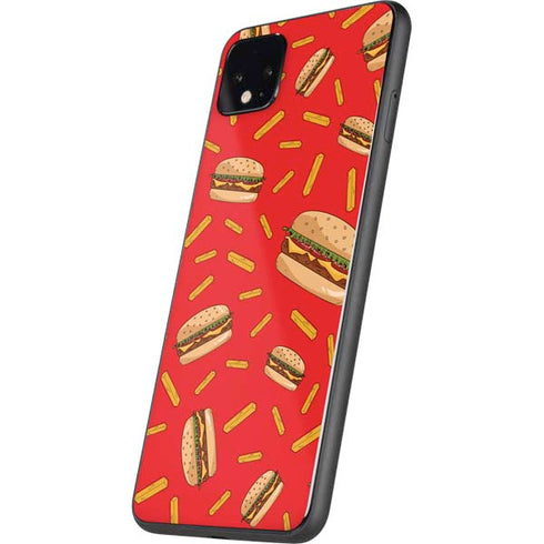 Burgers and Fries Google Pixel 4 XL Skin
