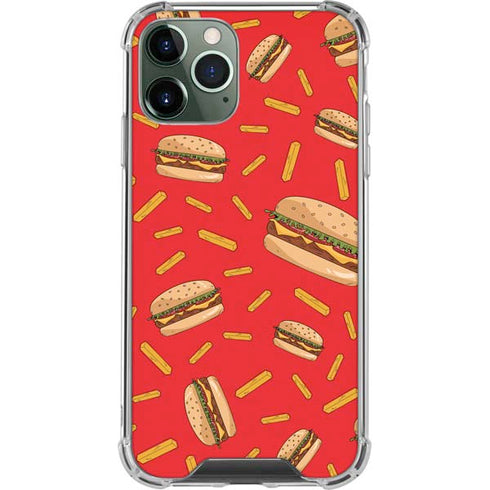 Burgers and Fries iPhone 11 Pro Max Clear Case