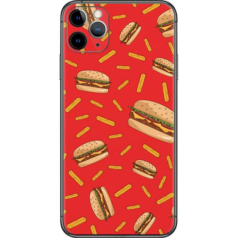 Burgers and Fries iPhone 11 Pro Max Skin