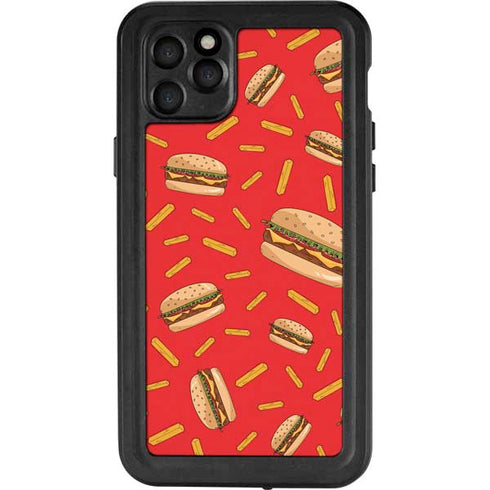 Burgers and Fries iPhone 11 Pro Max Waterproof Case