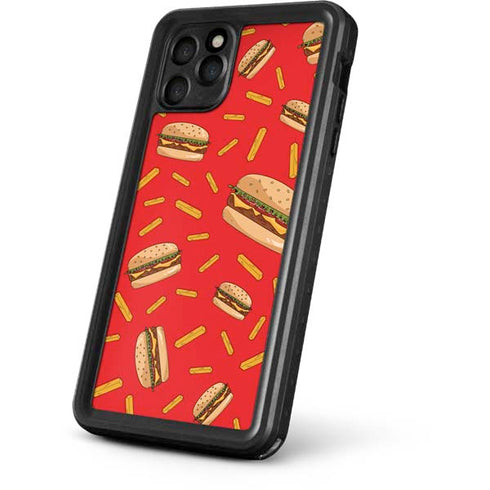 Burgers and Fries iPhone 11 Pro Max Waterproof Case