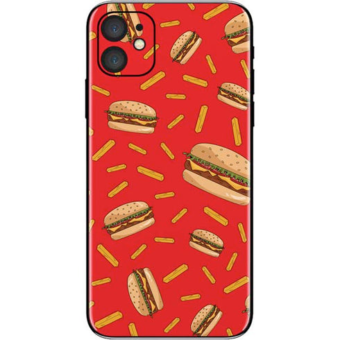 Burgers and Fries iPhone 11 Skin