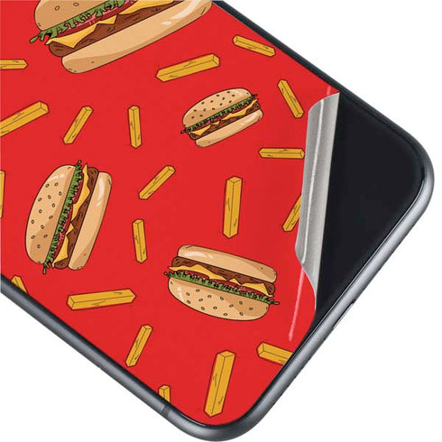 Burgers and Fries iPhone 11 Skin