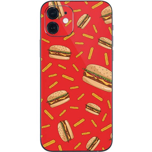 Burgers and Fries iPhone 12 Mini Skin