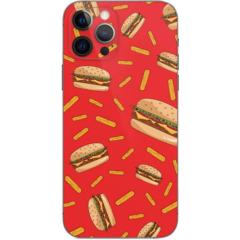 Burgers and Fries iPhone 12 Pro Skin