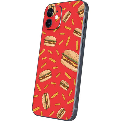 Burgers and Fries iPhone 12 Skin