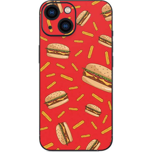 Burgers and Fries iPhone 13 Mini Skin