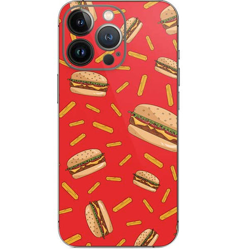 Burgers and Fries iPhone 13 Pro Skin