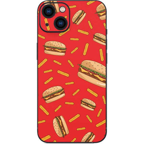 Burgers and Fries iPhone 13 Skin