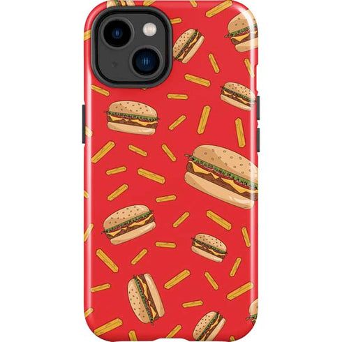 Burgers and Fries iPhone 15 Plus Impact Case