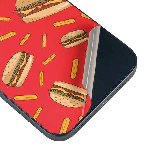 Burgers and Fries iPhone 14 Plus Skin