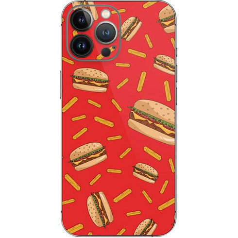 Burgers and Fries iPhone 14 Pro Max Skin