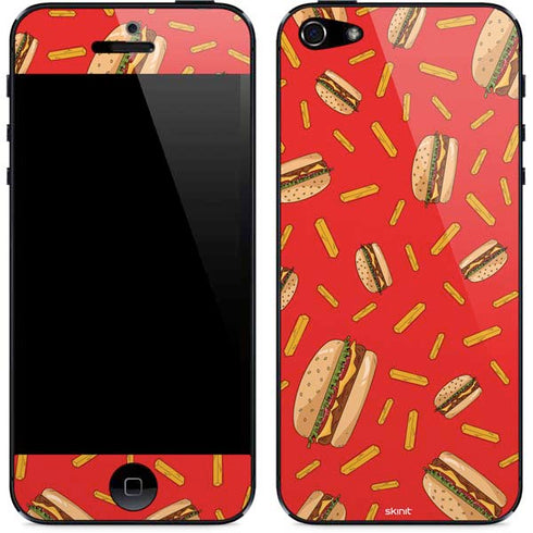 Burgers and Fries iPhone 5/5s/5SE Skin