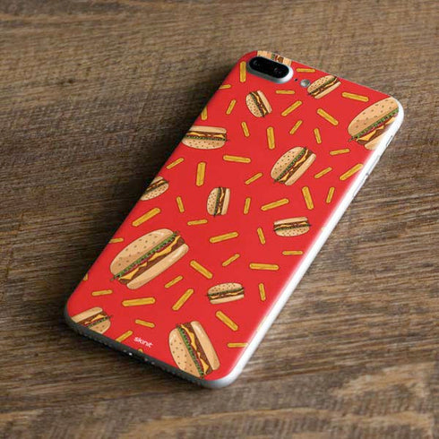 Burgers and Fries iPhone 7 Plus Skin