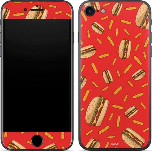 Burgers and Fries iPhone 8 Skin