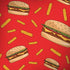 Burgers and Fries iPhone X Skin