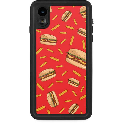 Burgers and Fries iPhone XR Waterproof Case