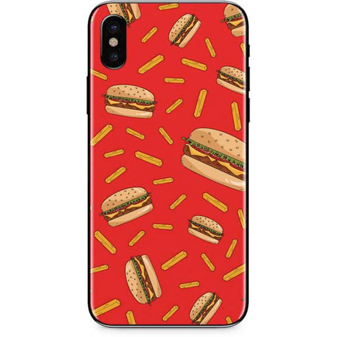 Burgers and Fries iPhone XS Skin