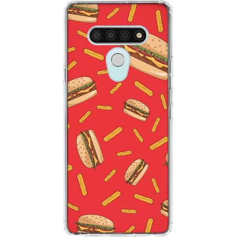 Burgers and Fries LG Stylo 6 Clear Case