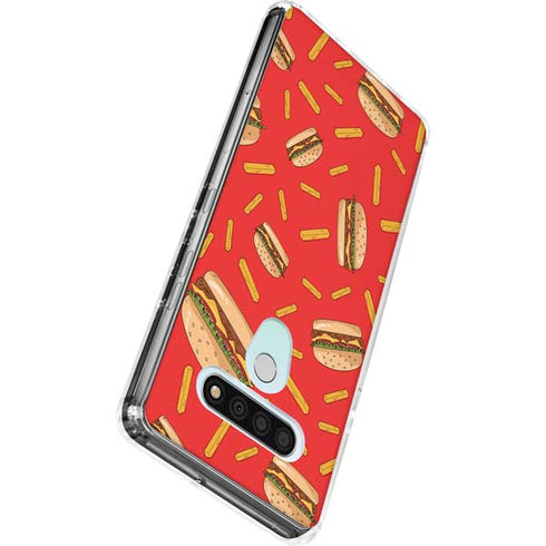 Burgers and Fries LG Stylo 6 Clear Case