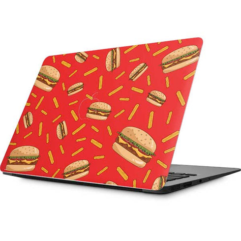Burgers and Fries Apple MacBook Skin