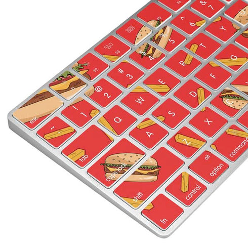 Burgers and Fries Magic Keyboard Skin