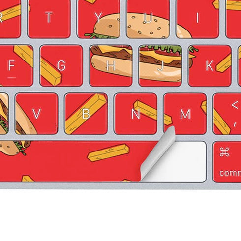 Burgers and Fries Magic Keyboard Skin