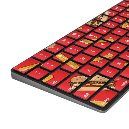 Burgers and Fries Magic Keyboard with Numeric Keypad Skin