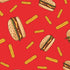 Burgers and Fries Moto E5 Play Skin