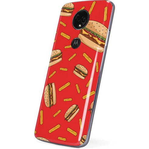 Burgers and Fries Moto E5 Plus Skin