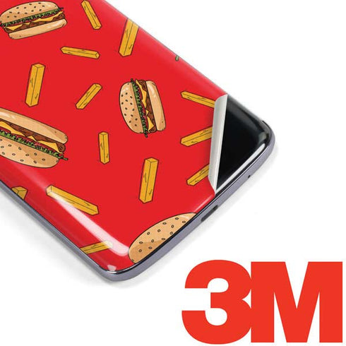Burgers and Fries Moto E5 Plus Skin